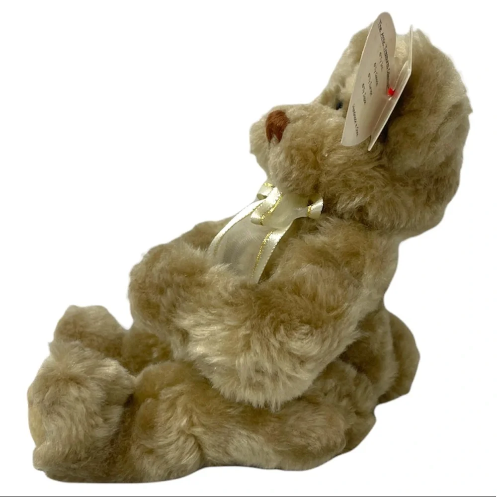 Vintage Teddy Bear Plush Attic Treasures Beverly Gold 93 TY Collectible Classic